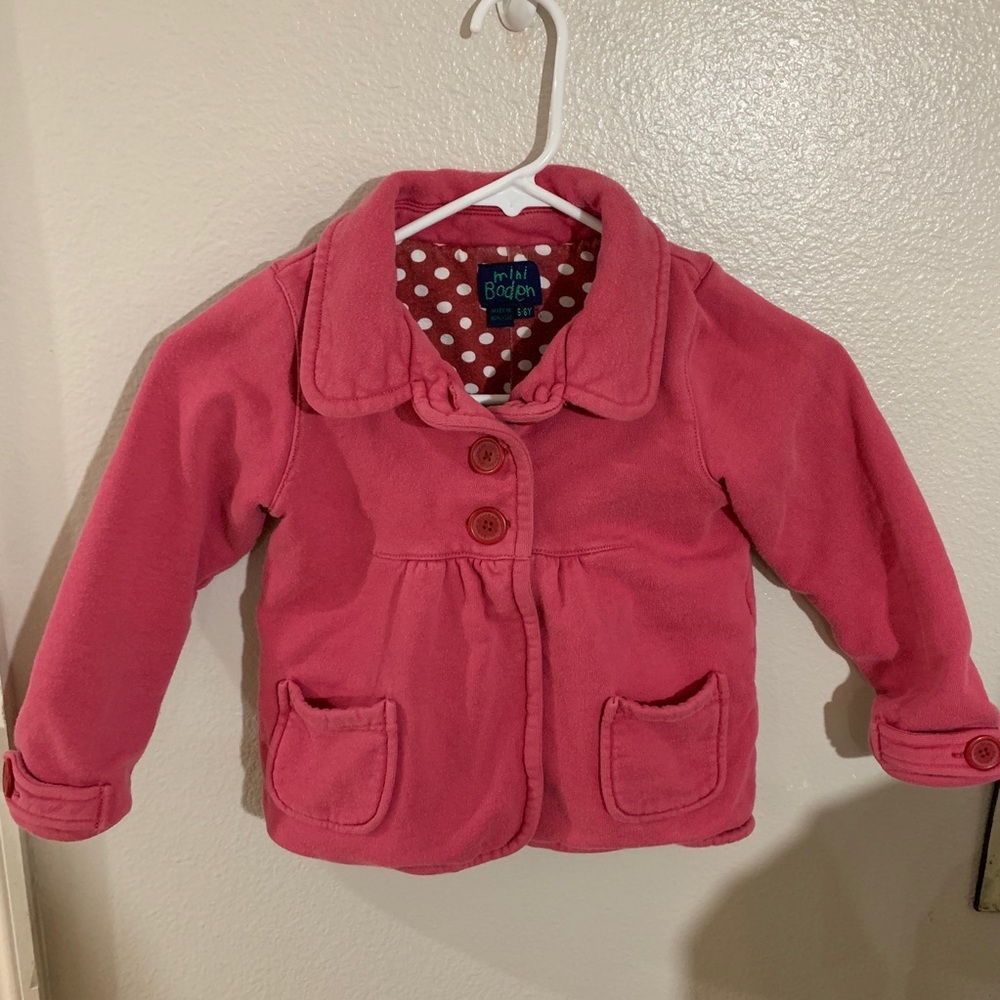 Pink Mini Boden Jacket